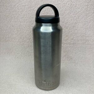 Rtic Stainless Steel 36oz Double Walled Water Bottle with Black Lid Outdoors EUC